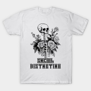 Social Distortion | flower skulls T-Shirt